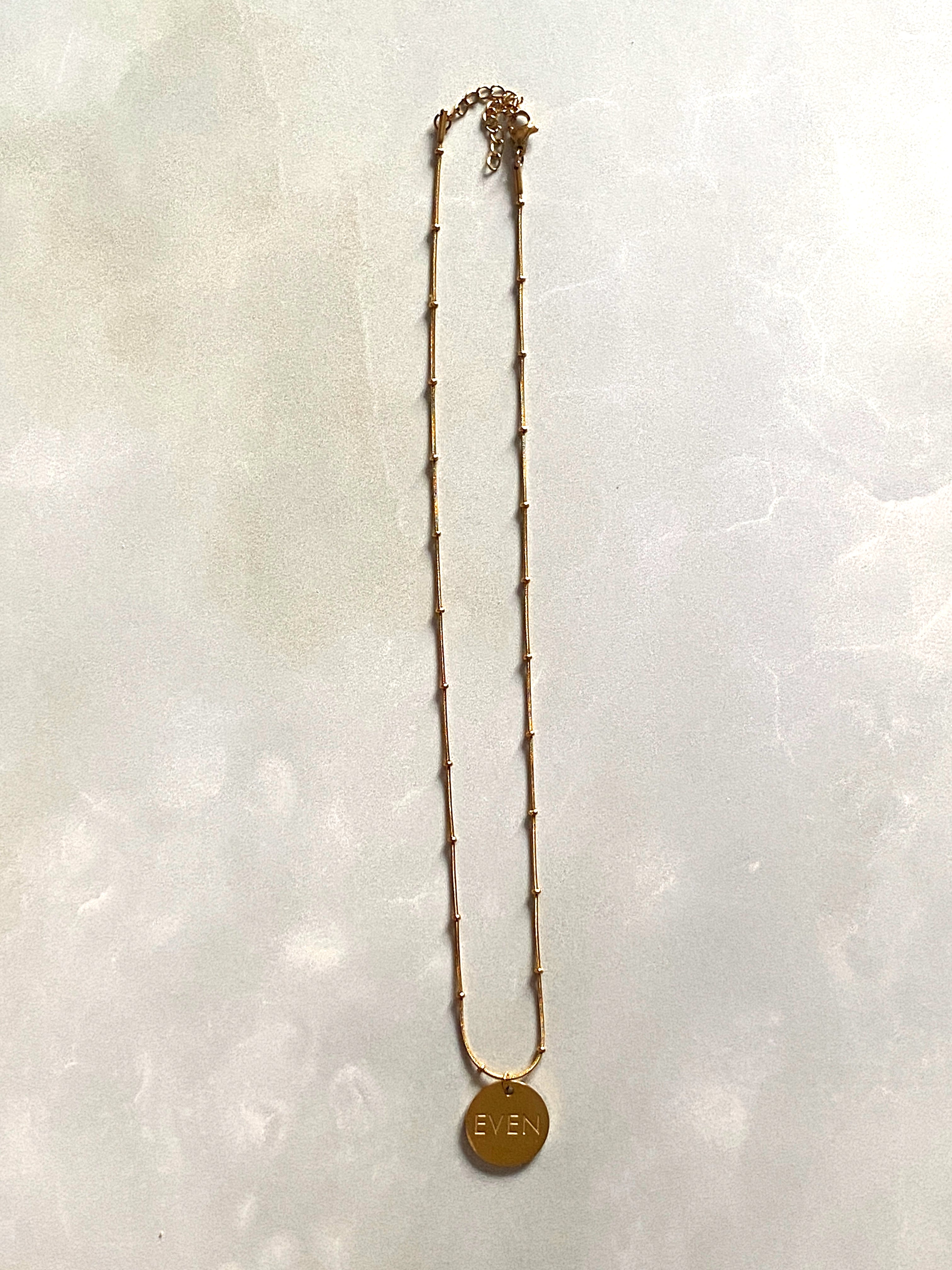 EVEN Disc Necklace