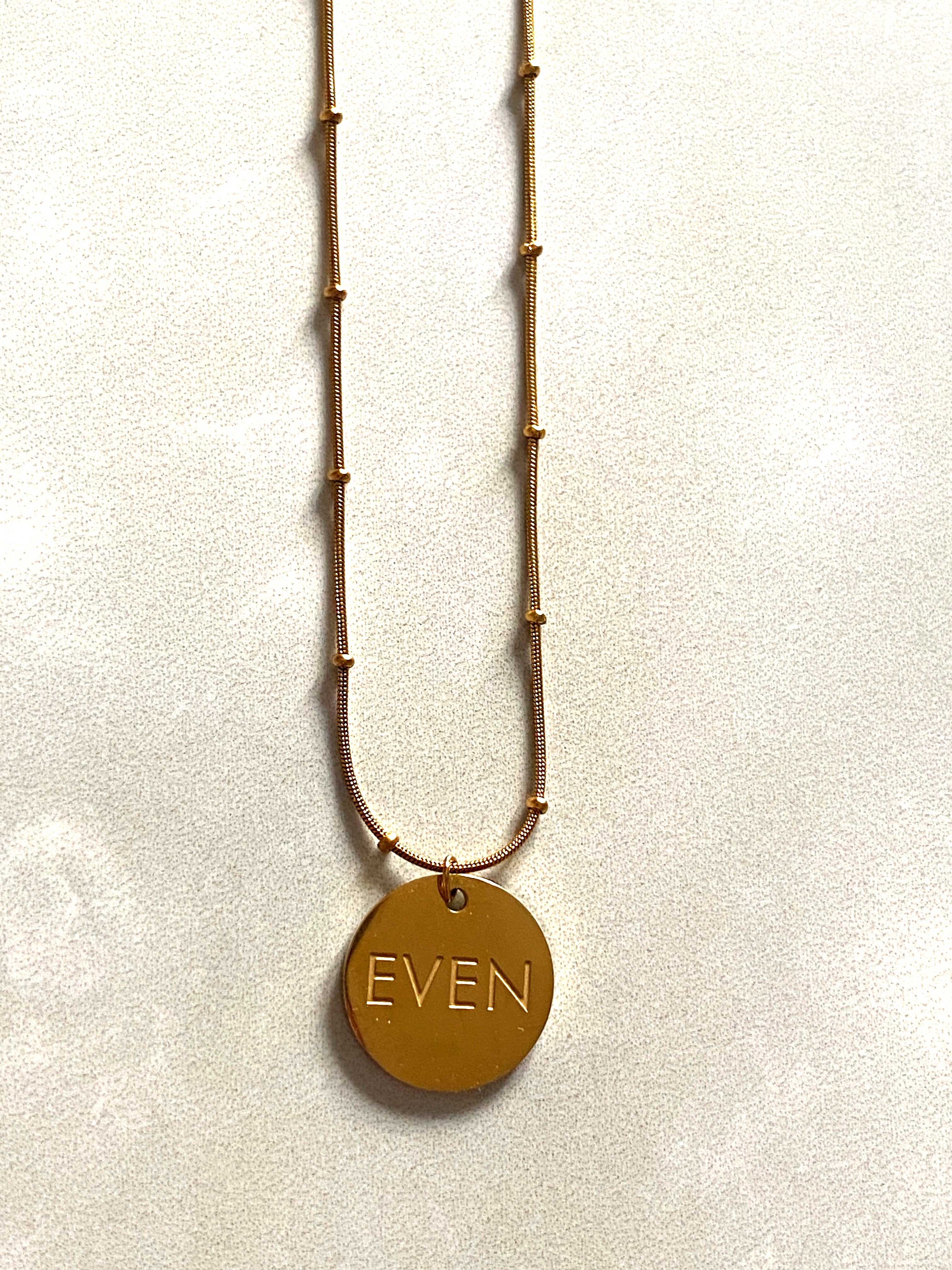 EVEN Disc Necklace