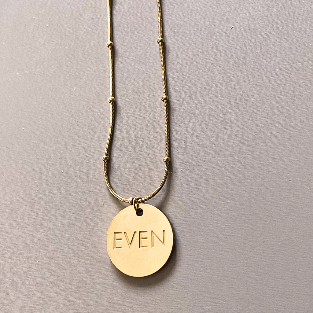 EVEN Disc Necklace