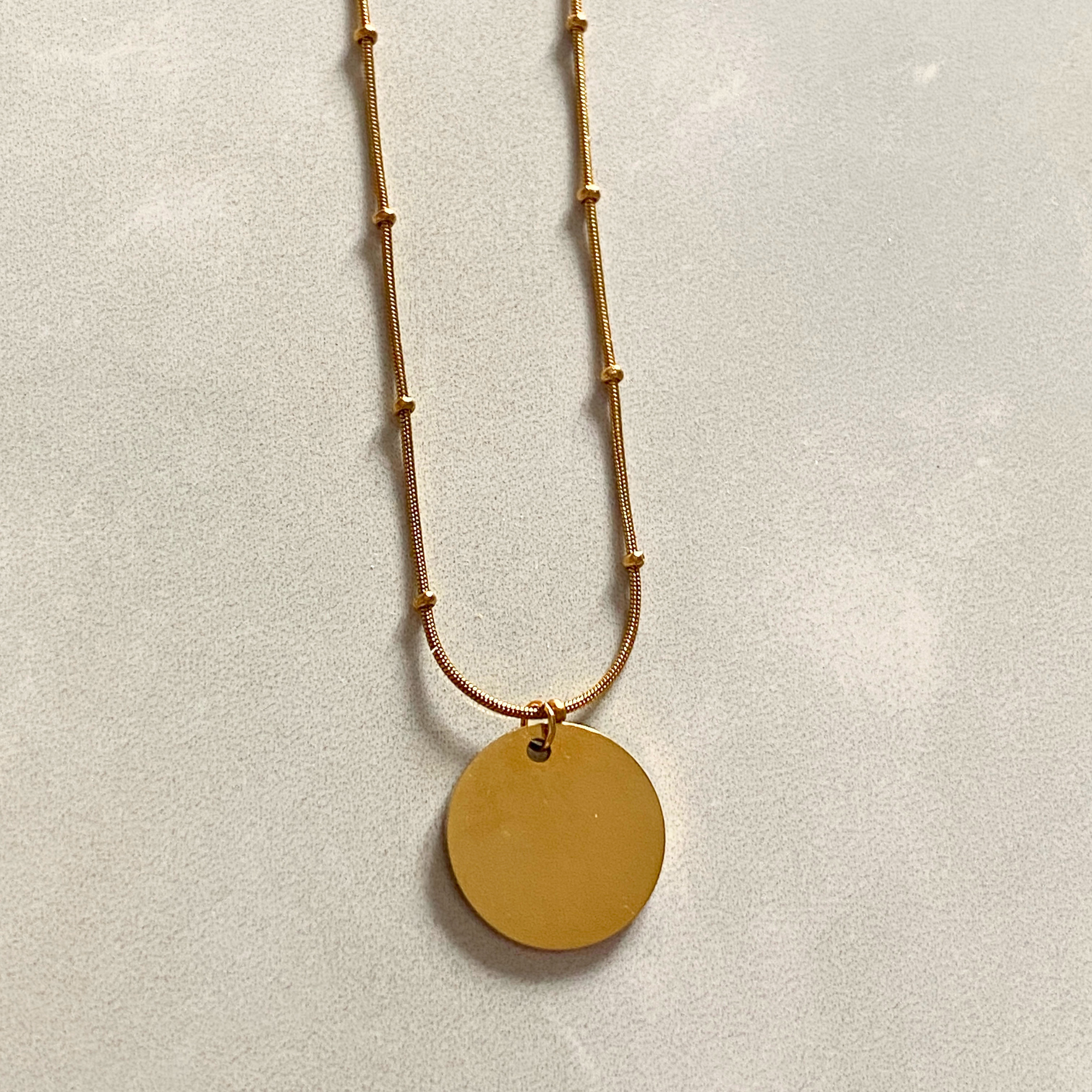 EVEN Disc Necklace