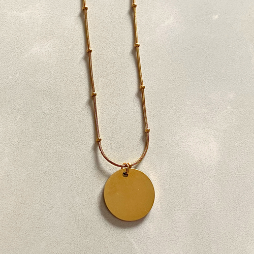 EVEN Disc Necklace